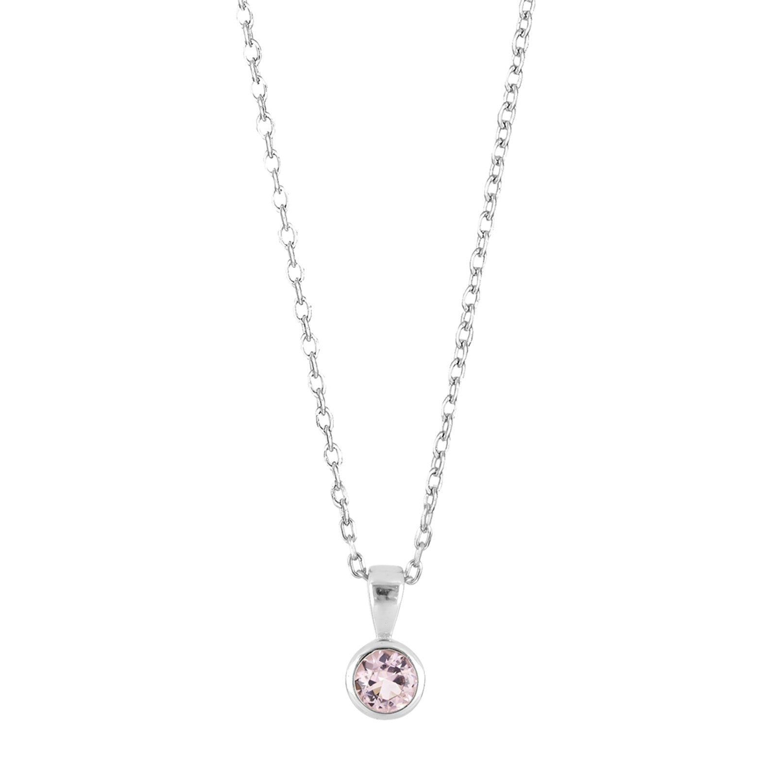 Rhd. Silver necklace HILDANOR