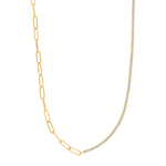 Silver necklace KLEONOR