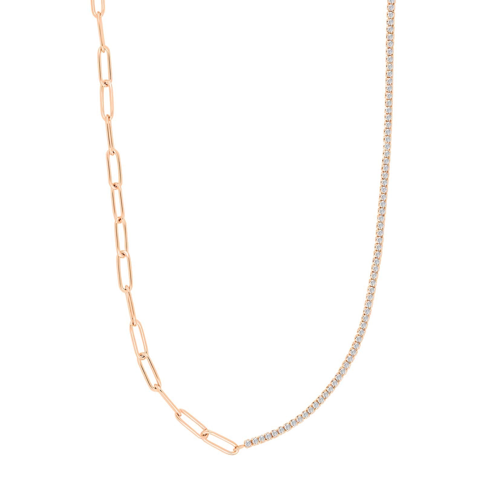 Silver necklace KLEONOR