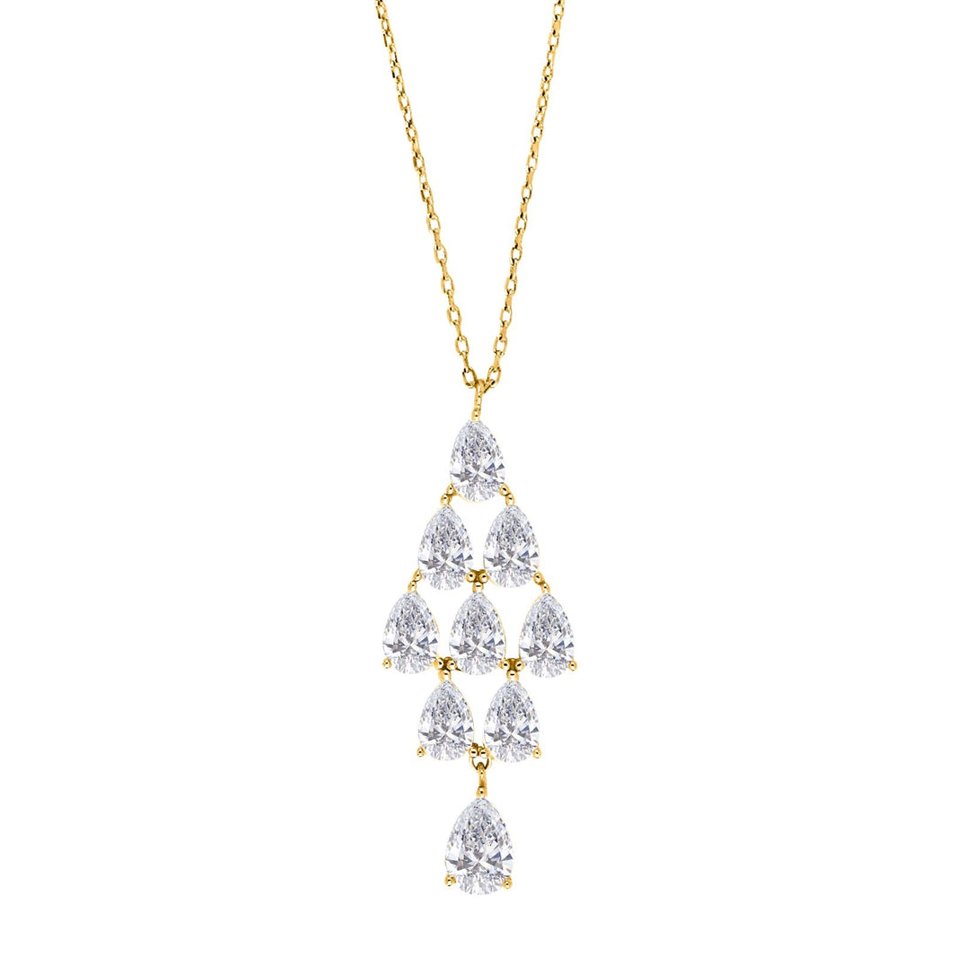 Silver necklace LOTTENOR