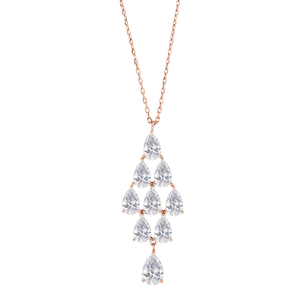 Silver necklace LOTTENOR