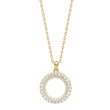 Silver necklace circle PAULANOR
