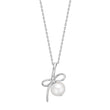 Silver necklace BOW52