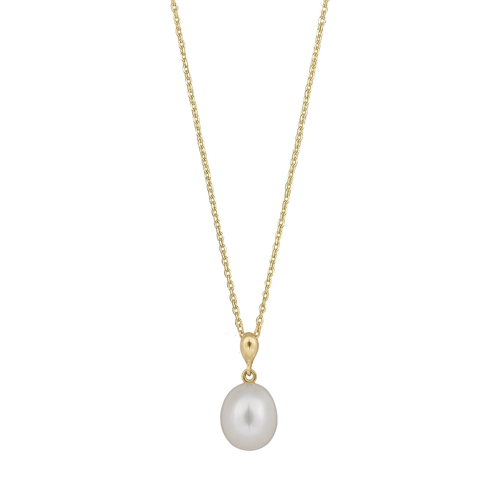 8ct. gold pendant w/pearl incl. goldpl. c