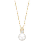 8ct. gold pendant  w. FWT and cz