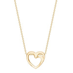 8ct. gold pendant heart
