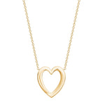 8ct. gold pendant heart