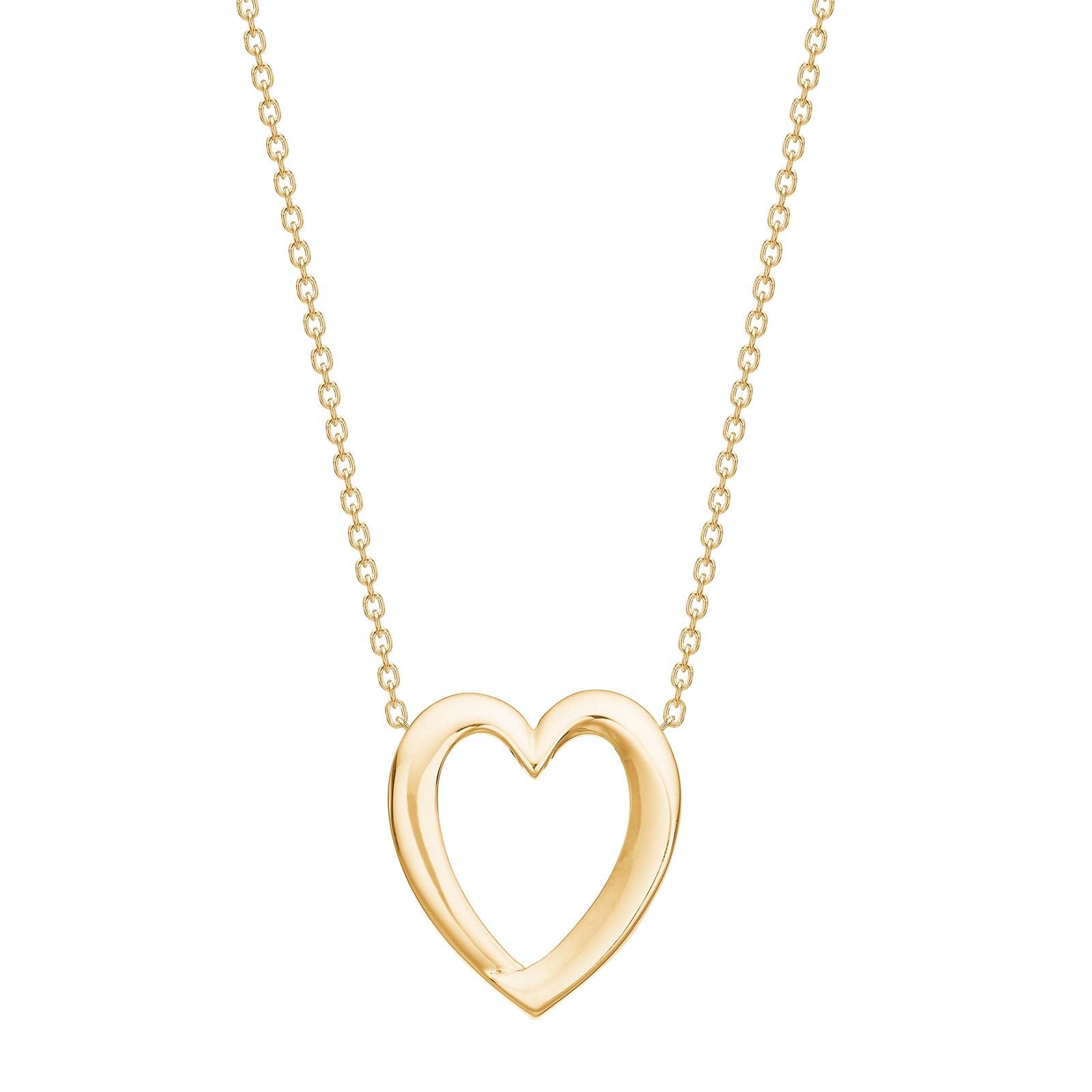 8ct. gold pendant heart