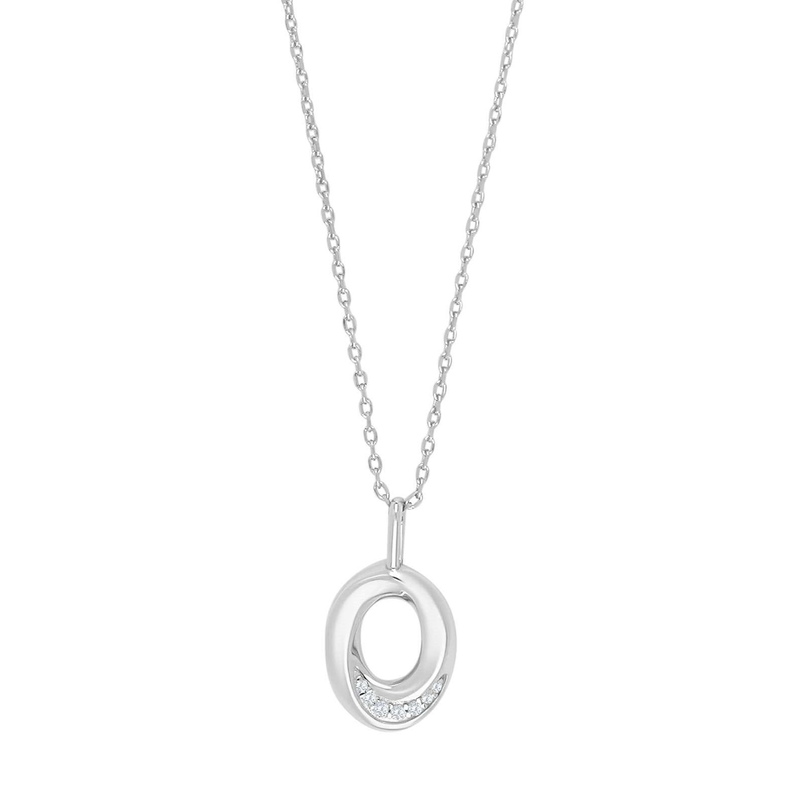 Silver necklace OLGANOR