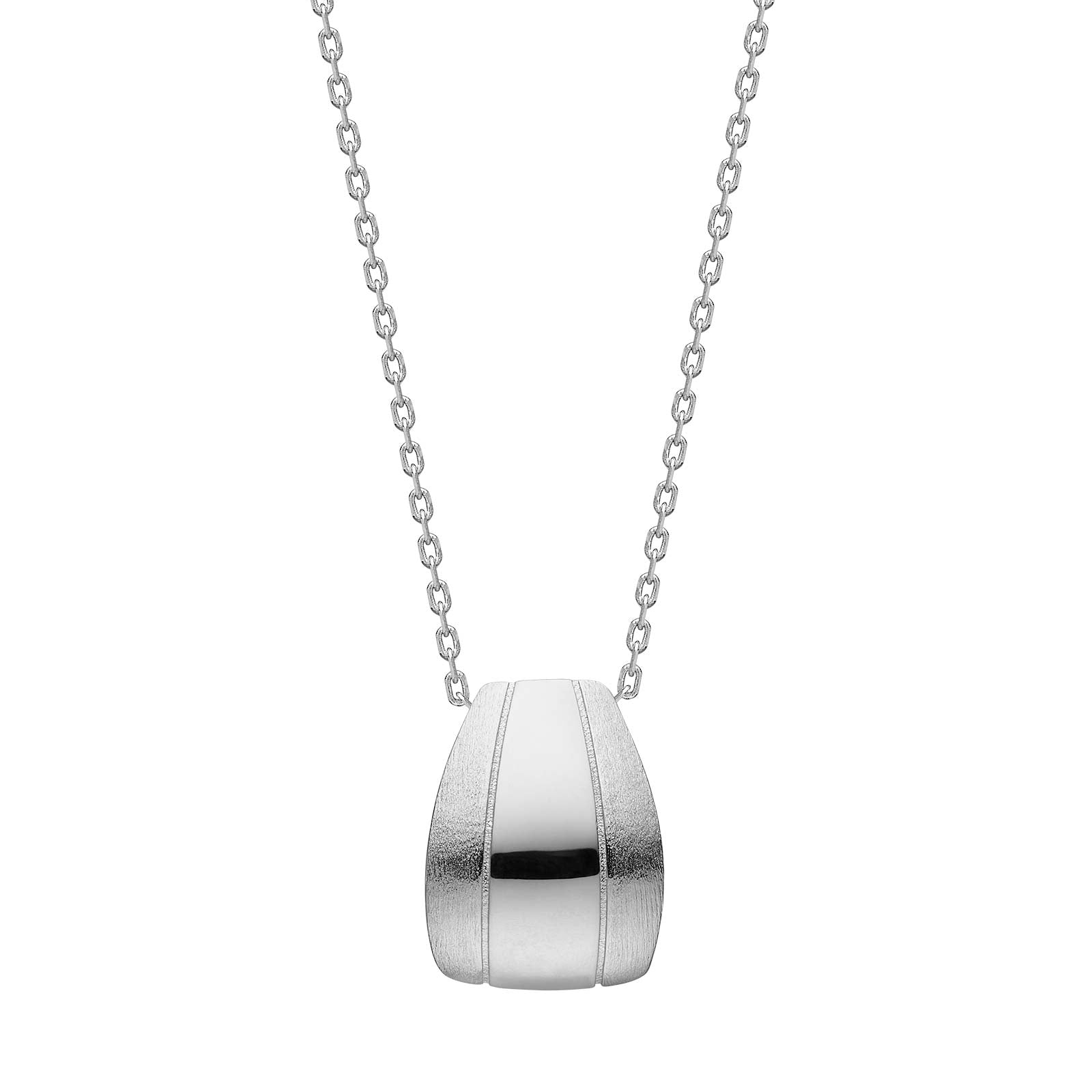 Siersbøl Rhod. Silver Necklace LINÈA