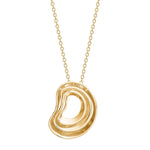 Gold plated silver necklace