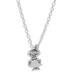 Rhod. silver necklace Little My enamel 12mm