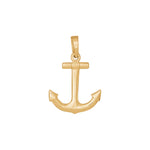 8ct. gold pendant  anchor
