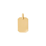 8ct. pendant plate 11x16mm