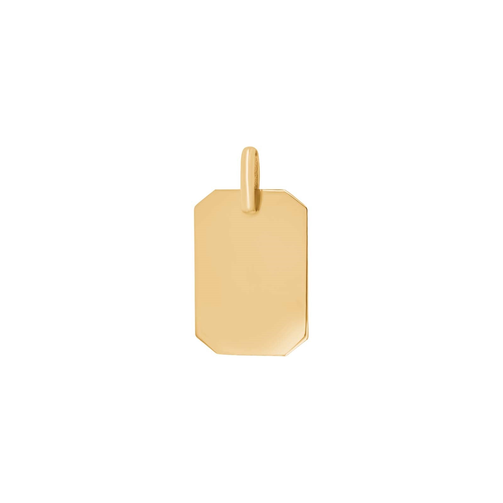 8ct. pendant plate 11x16mm