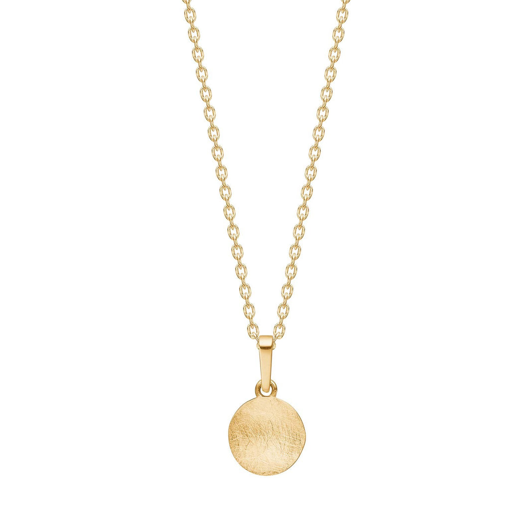 8ct. gold pendant round