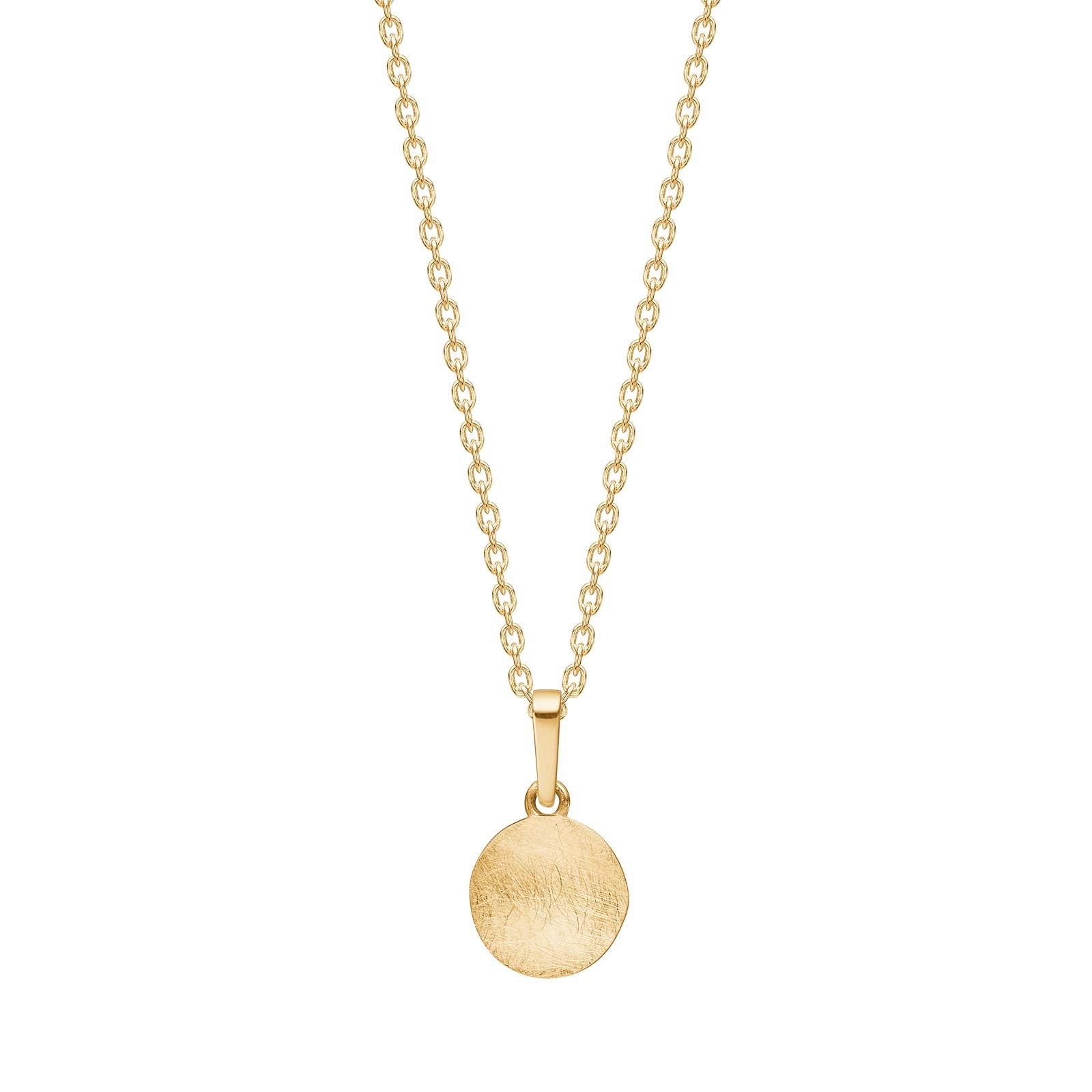 8ct. gold pendant round