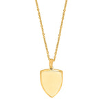 SON chain steel IP gold with shield