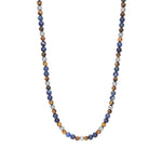 SON chain steel with sodalite/tiger eye