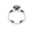 925/- Ring blank, Garnet 1.40 ct