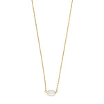 8ct. gold necklace w/ freshwaterpearl