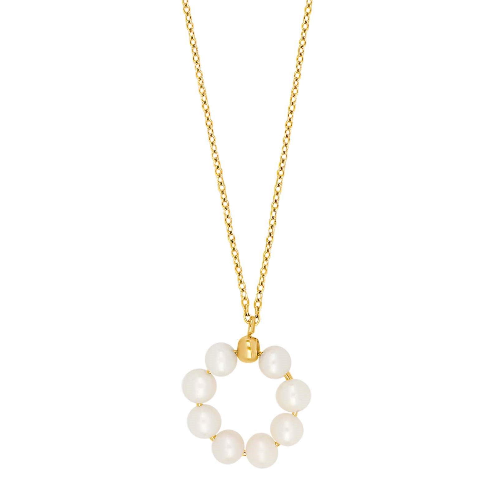 8ct. gold chain w. FWT