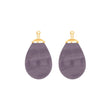 Bohemian quartz glass drop