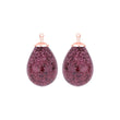 Bohemian quartz glass drop