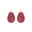 Bohemian quartz glass drop