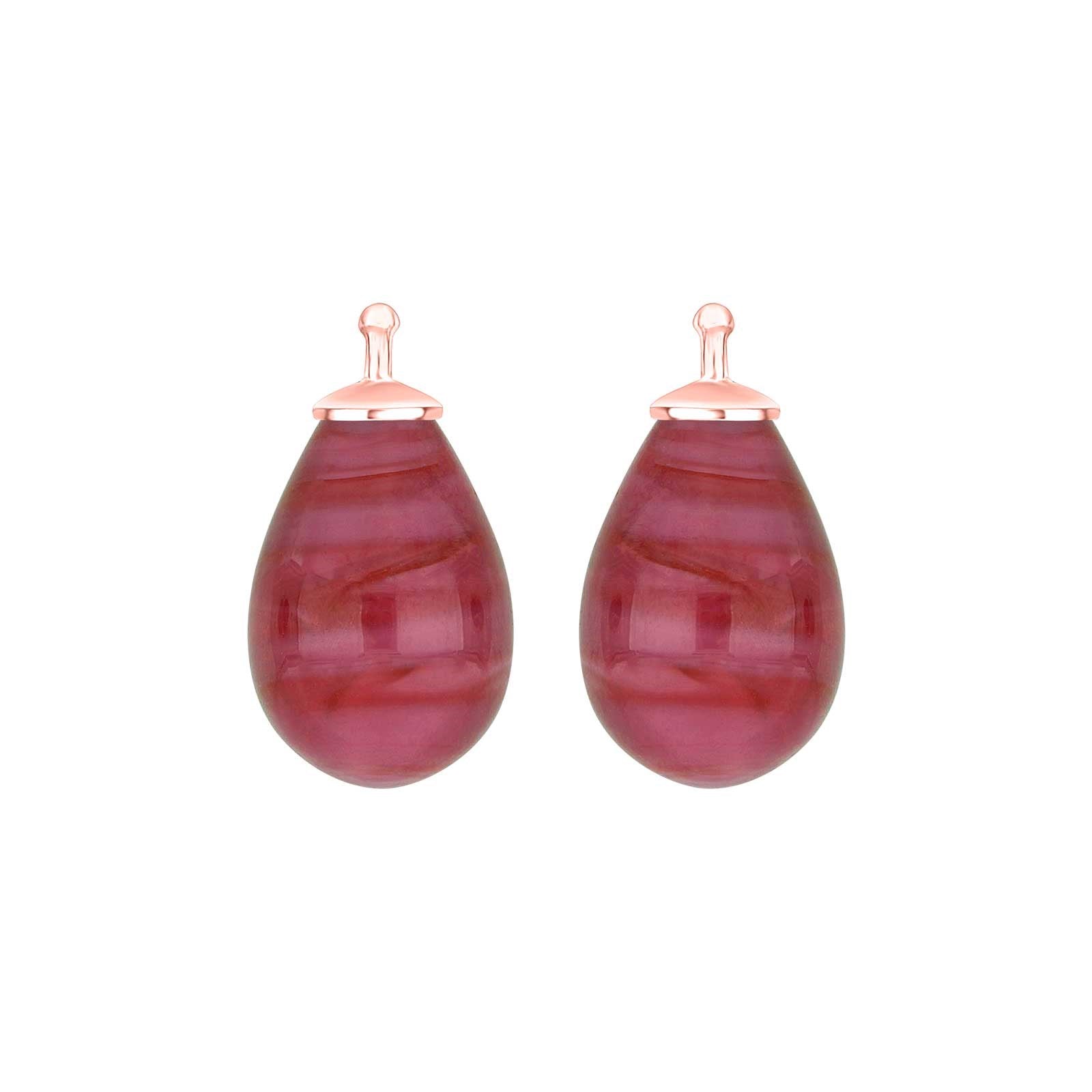 Bohemian quartz glass drop