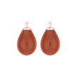 Bohemian quartz glass drop