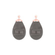 Bohemian quartz glass drop