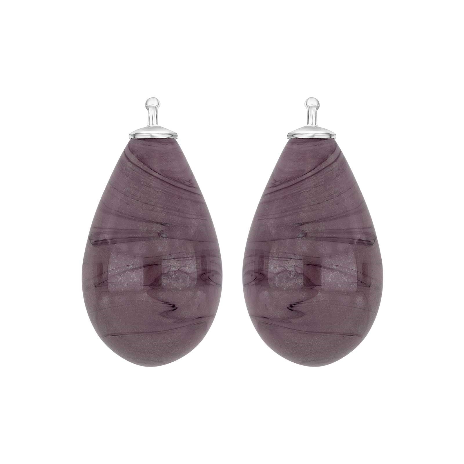 Bohemian quartz glass drop