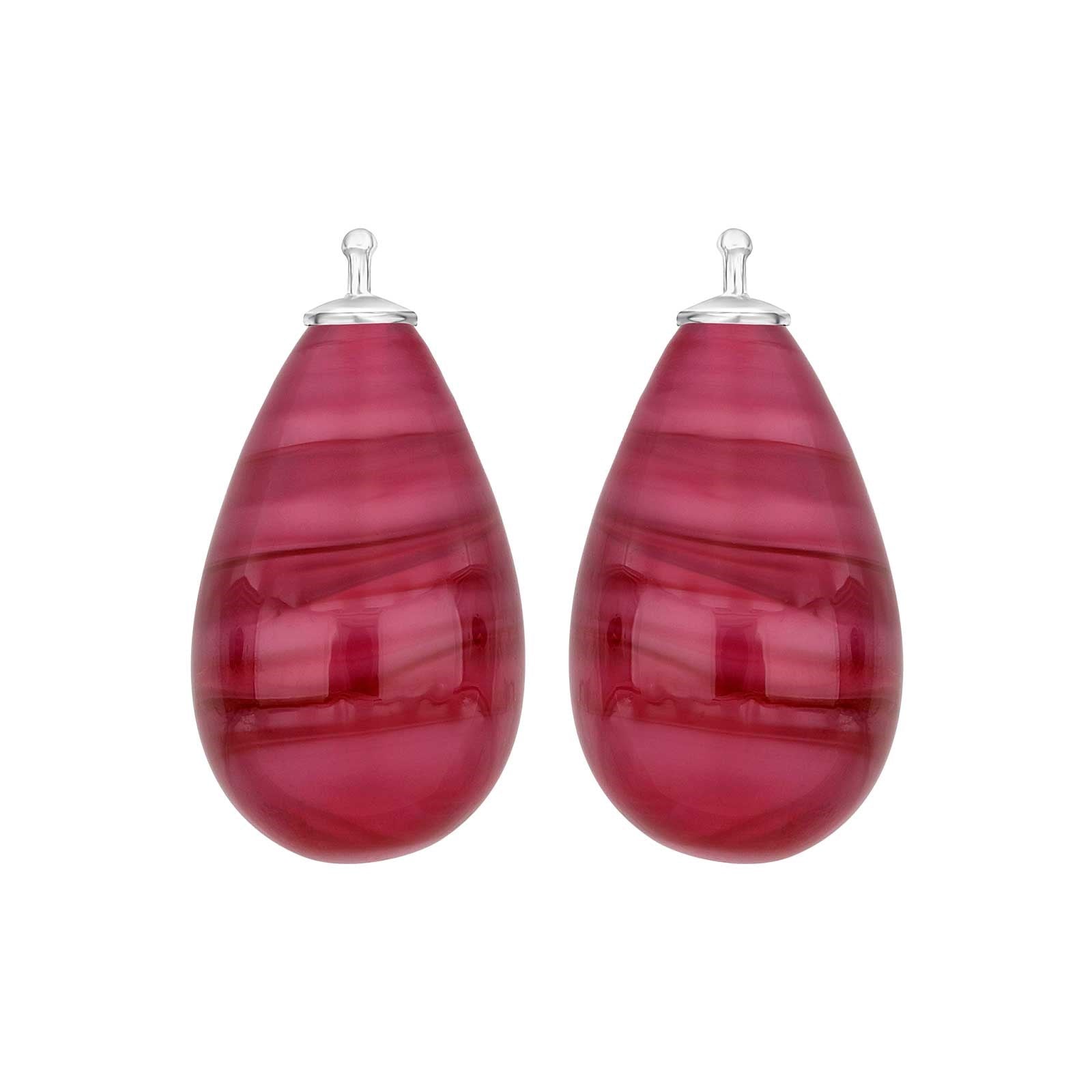 Bohemian quartz glass drop