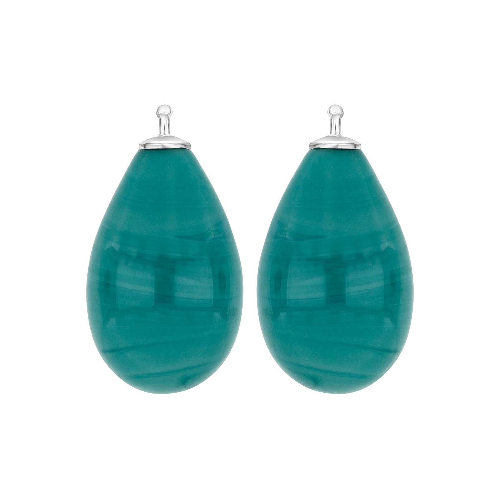 Bohemian quartz glass drop