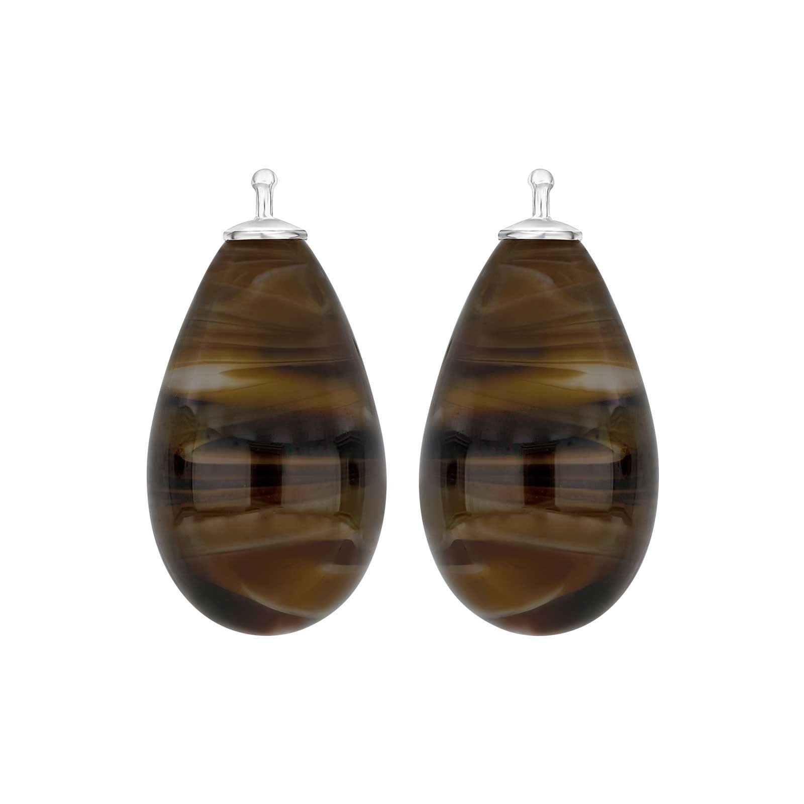 Bohemian quartz glass drop