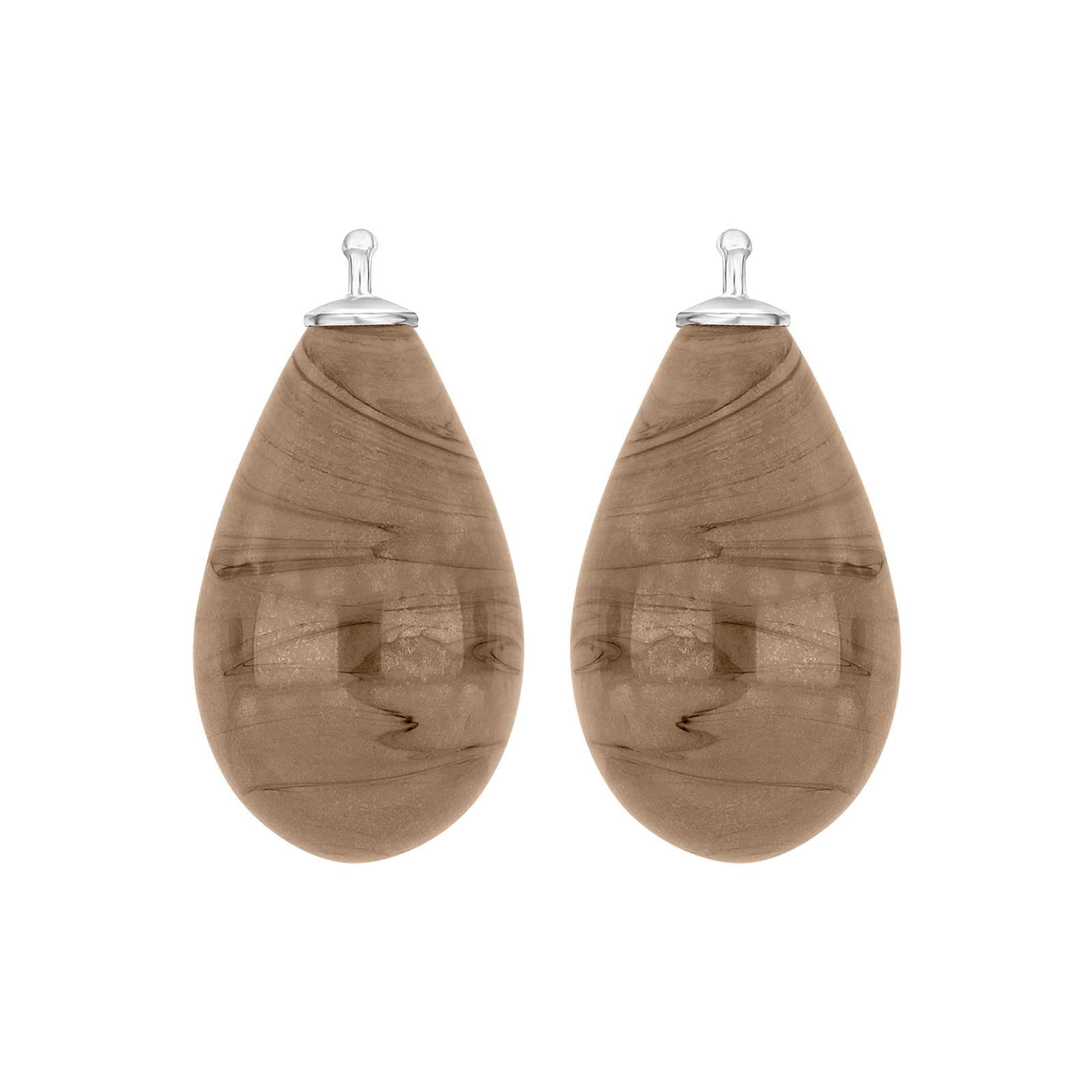Bohemian quartz glass drop