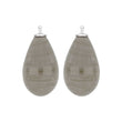 Bohemian quartz glass drop