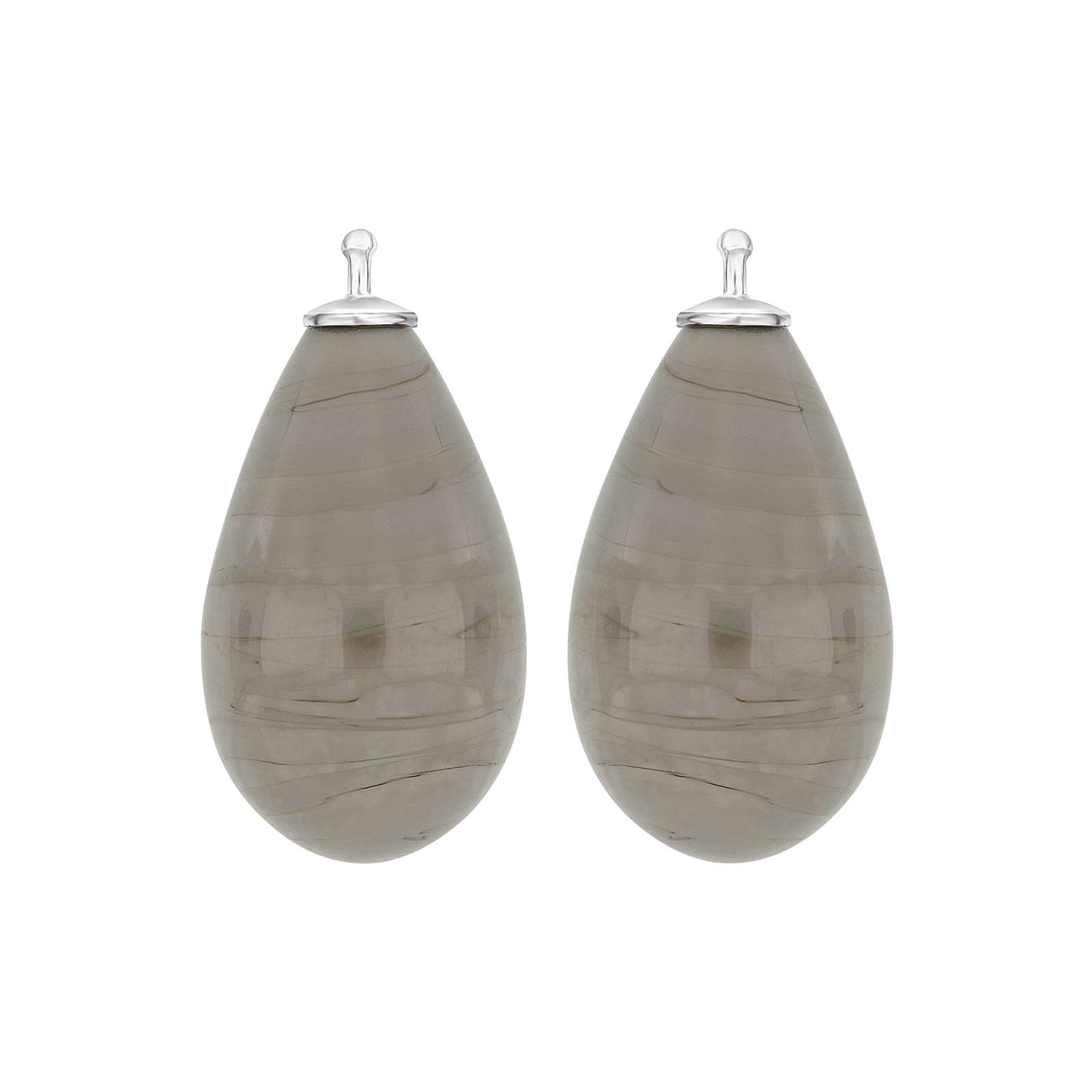 Bohemian quartz glass drop