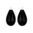 Bohemian quartz glass drop
