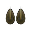 Bohemian quartz glass drop