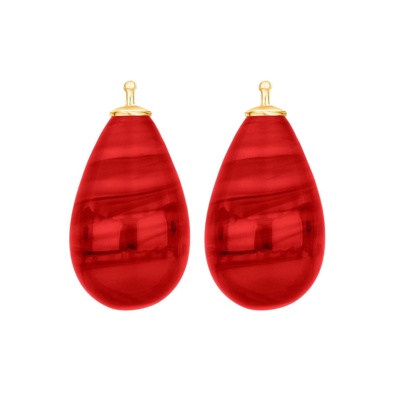 Bohemian quartz glass drop
