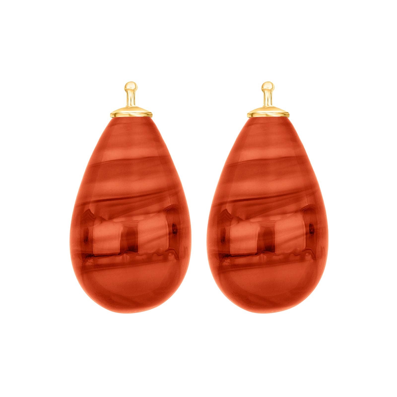Bohemian quartz glass drop