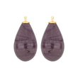 Bohemian quartz glass drop