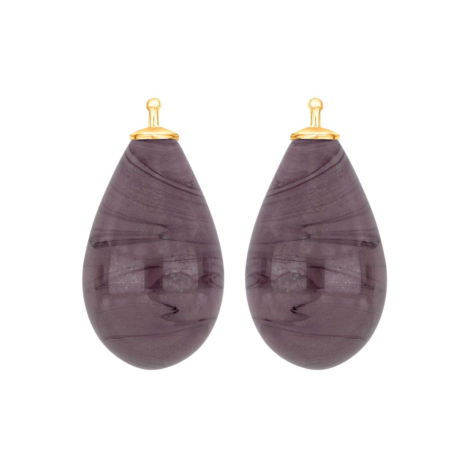 Bohemian quartz glass drop
