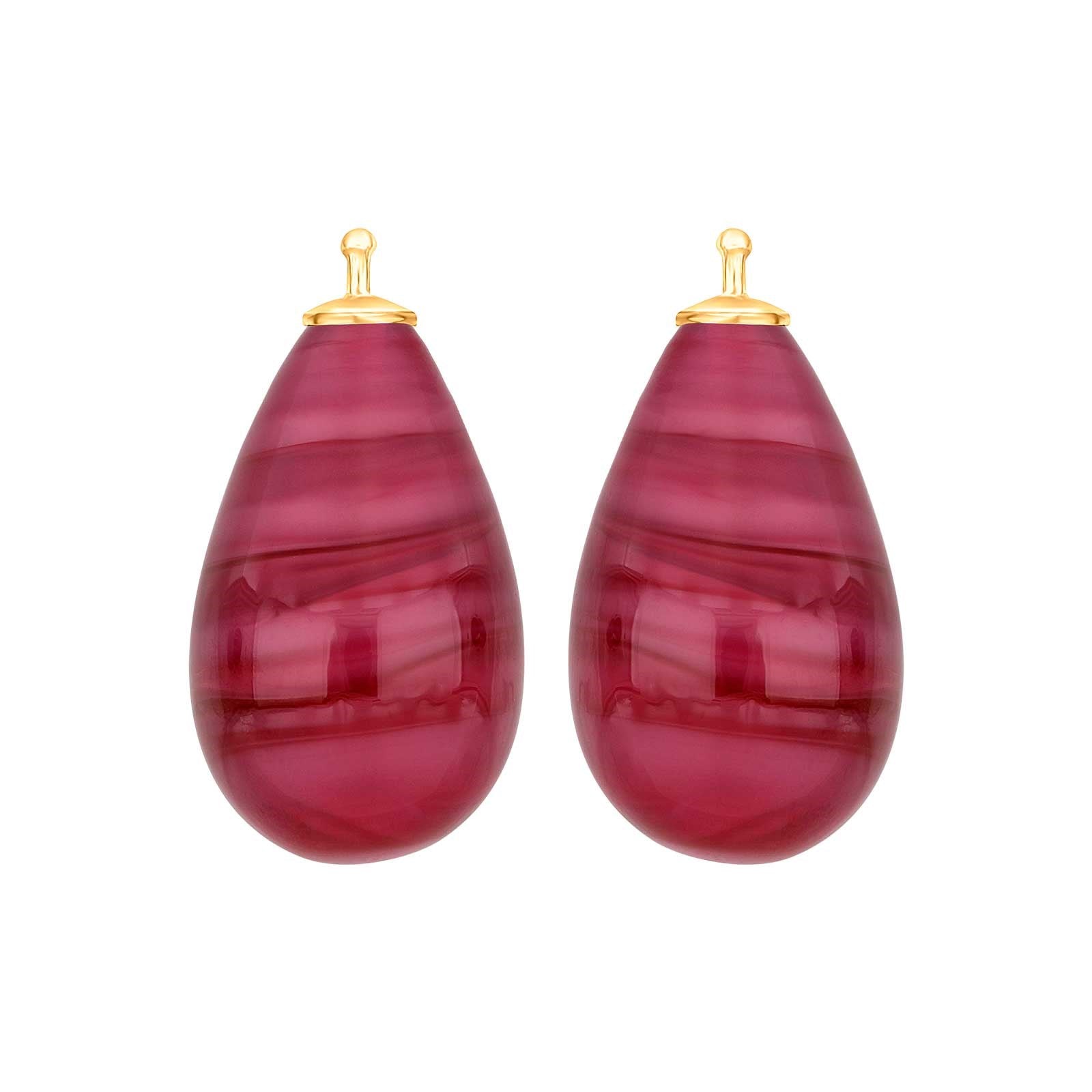 Bohemian quartz glass drop