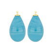 Bohemian quartz glass drop