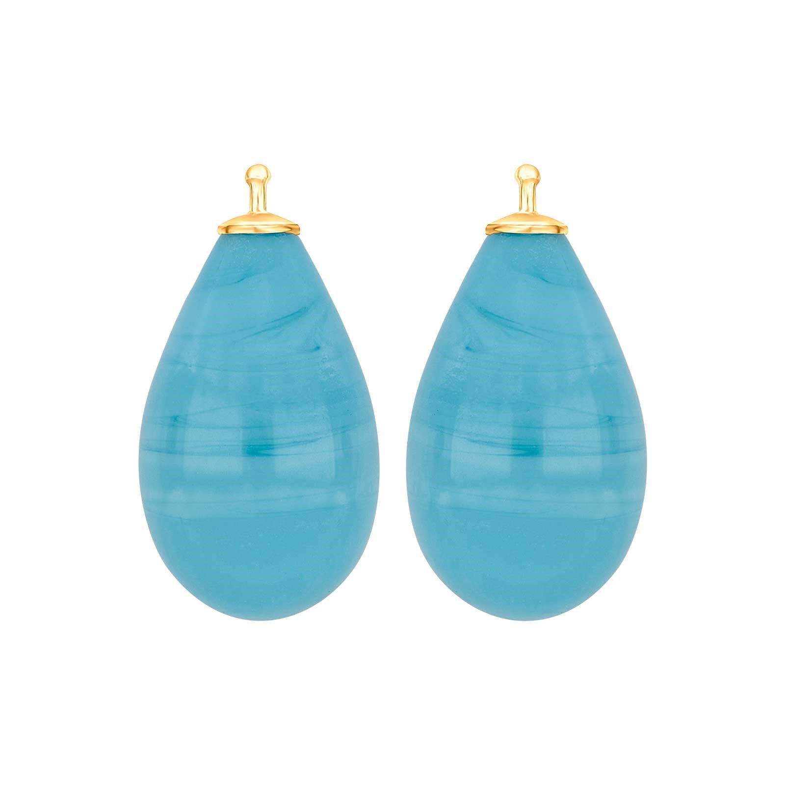 Bohemian quartz glass drop
