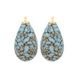 Bohemian quartz glass drop