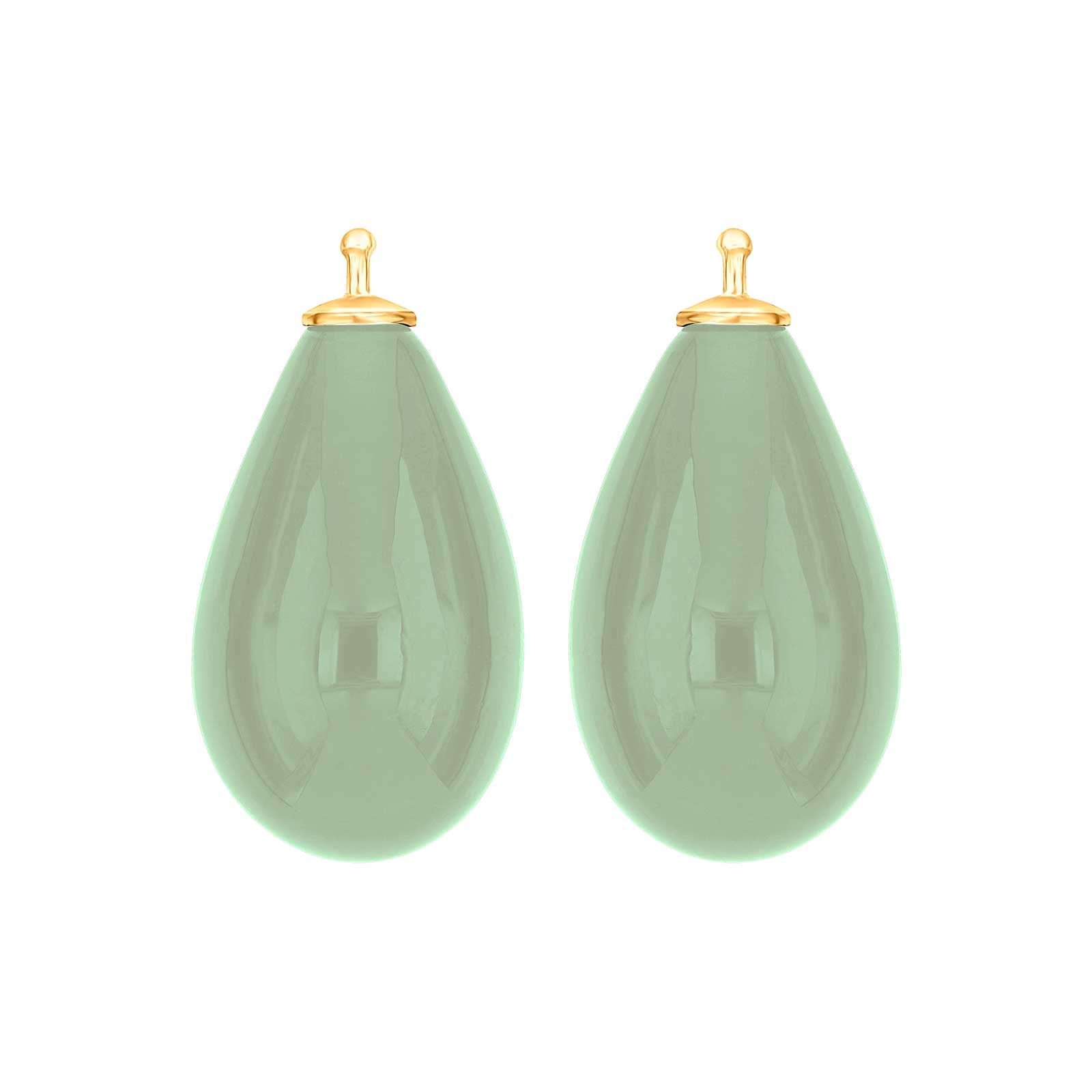 Bohemian quartz glass drop